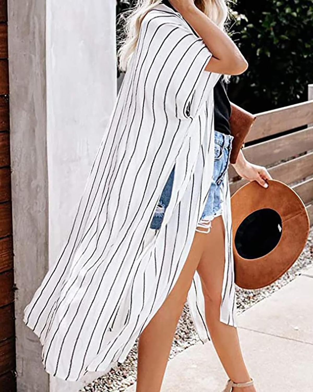 Women's Kimono Swimsuit Coverups Summer Beach Loose Cardigans for Swimwear - Image 6