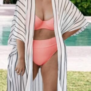 Women's Kimono Swimsuit Coverups Summer Beach Loose Cardigans for Swimwear - Image 5