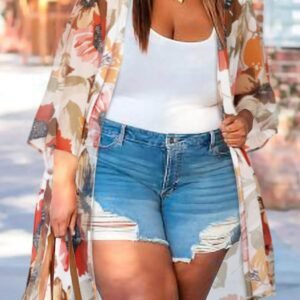 Women's Kimono Swimsuit Coverups Summer Beach Loose Cardigans for Swimwear - Image 3