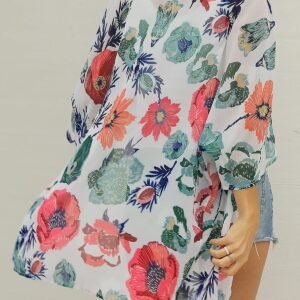 Women's Kimono Swimsuit Coverups Summer Beach Loose Cardigans for Swimwear - Image 5