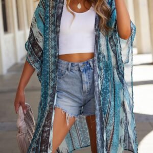 Women's Kimono Swimsuit Coverups Summer Beach Loose Cardigans for Swimwear - Image 3