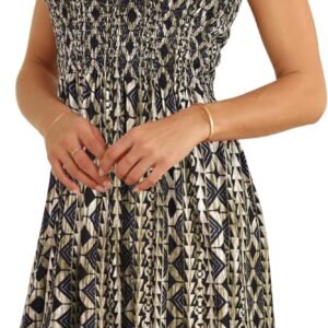 Summer Dresses for Women Strapless Sundress Floral Print Beach Cover Ups | Womens daily casual dresses, Cute hawaiian beach vacation outfits, Trendy boho tube top sun dress - Image 3