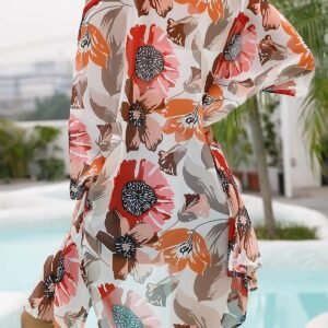 Women's Kimono Swimsuit Coverups Summer Beach Loose Cardigans for Swimwear - Image 6