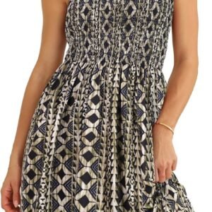 Summer Dresses for Women Strapless Sundress Floral Print Beach Cover Ups | Womens daily casual dresses, Cute hawaiian beach vacation outfits, Trendy boho tube top sun dress - Image 2