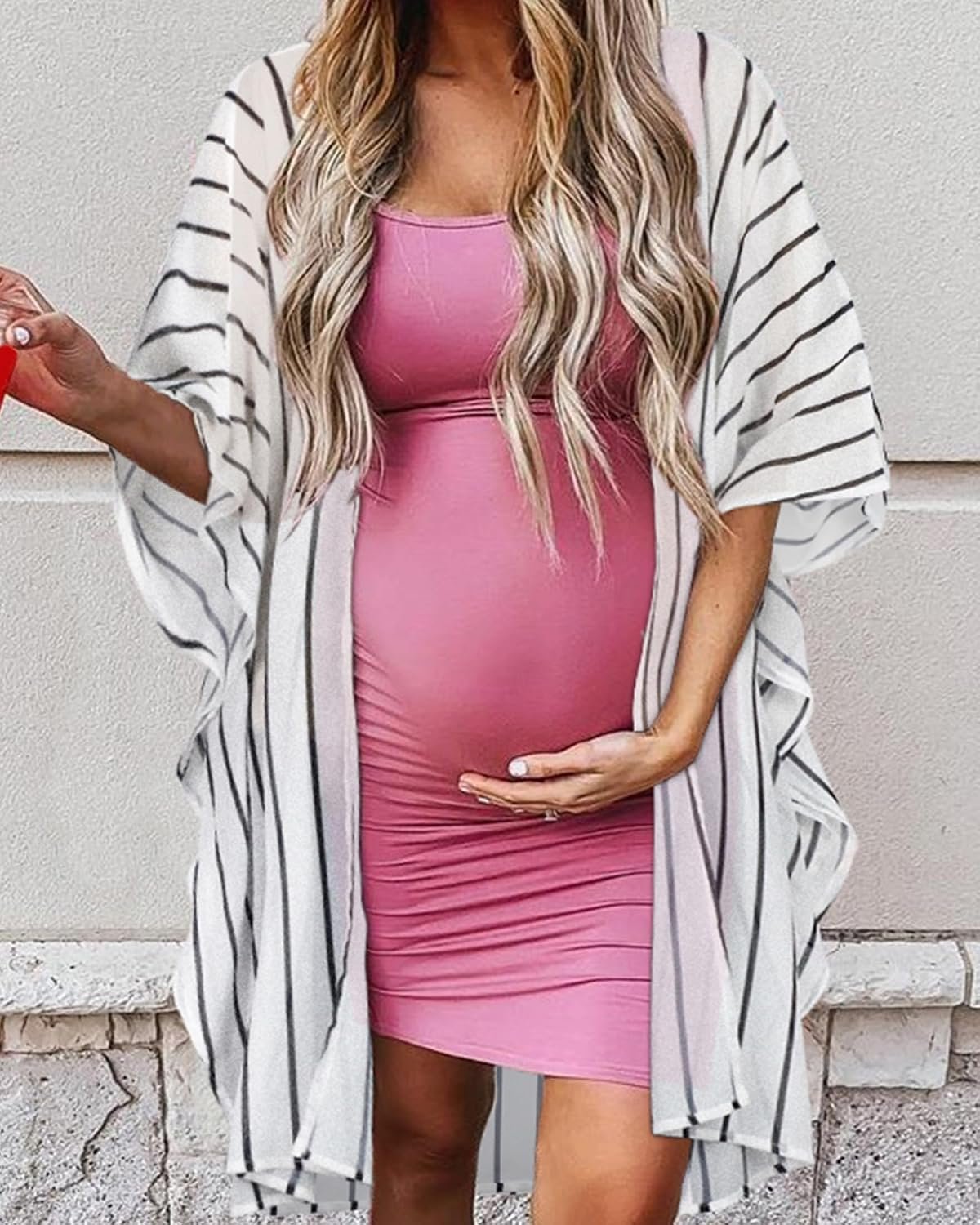 Women's Kimono Swimsuit Coverups Summer Beach Loose Cardigans for Swimwear - Image 4