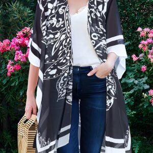 Women's Kimono Swimsuit Coverups Summer Beach Loose Cardigans for Swimwear - Image 3